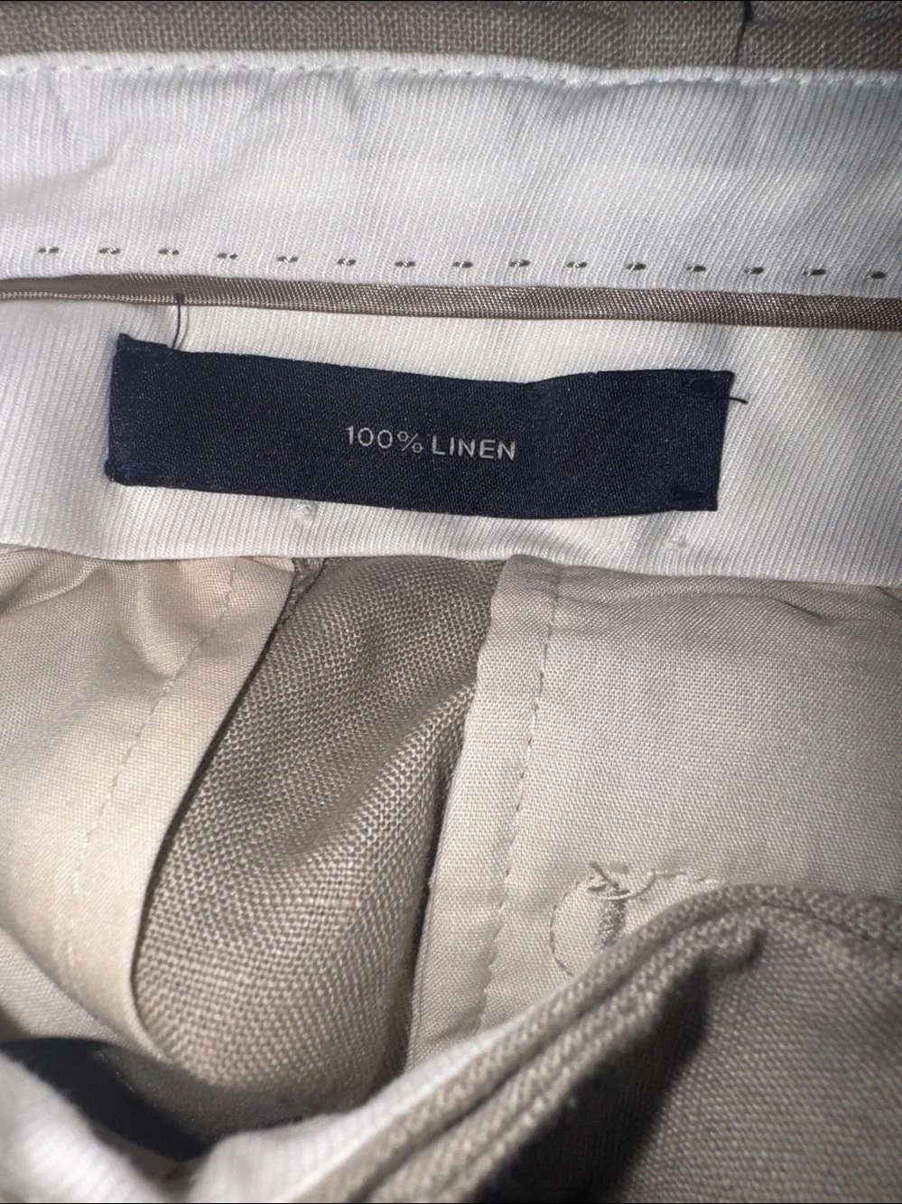 MANGO MEN LINEN PANTS